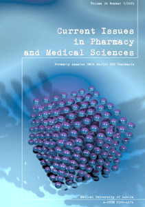 Okładka czasopisma Current Issues of Pharmacy and Medical Sciences