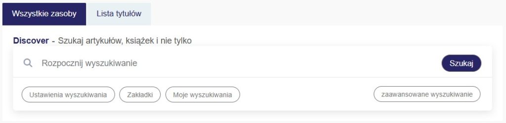 zrzut ekranu przedstawiający okno wyszukiwania multiwyszukiwarki